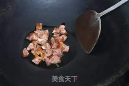 Make Cheese and spicy meat step 1