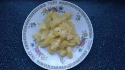 Make Russian-style salad step 1