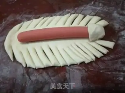 Make Big ham roll step 9