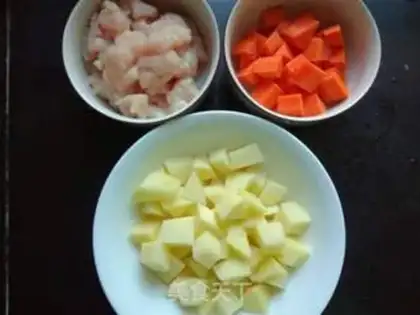 Make Curry chicken step 1