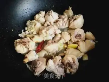 Make Frozen potatoes, chicken legs step 6