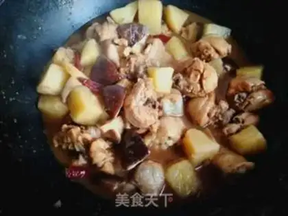 Make Frozen potatoes, chicken legs step 10
