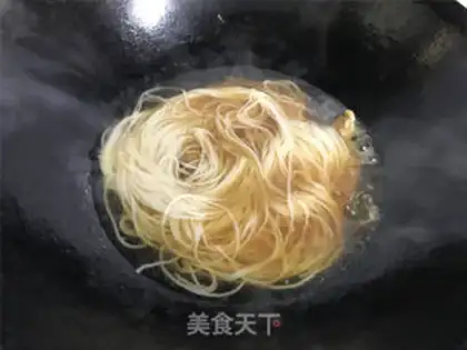 Make The greens blow the rice line step 5