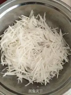 Make Simple radish cake step 1