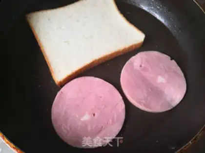 Make A sandwich breakfast step 2