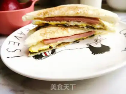 Make A sandwich breakfast step 6