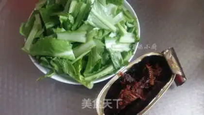 Make Beanfish cabbage step 1