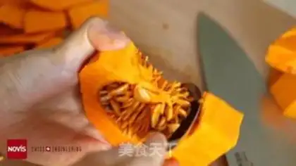 Make Halloween coconut pumpkin dessert step 0