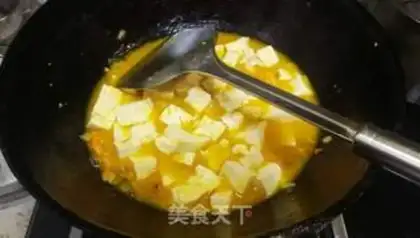 Make Crab butter tofu step 6