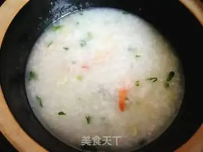 Make Shrimp congee step 7