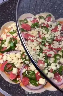 Make Homemade dumpling pizza step 7