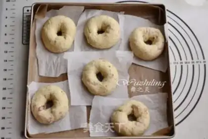 Make Bacon cheese bagels step 7