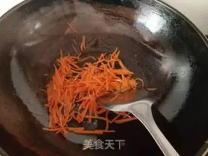 Make Carrot lilies step 5