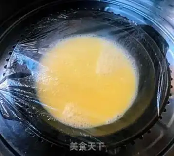 Make Butterfly shrimp steamed eggs step 3