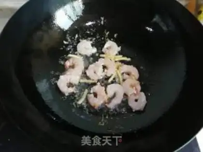 Make Corn pea shrimp step 5