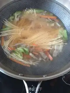 Make Hot soup noodles step 6