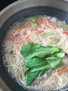 Make Hot soup noodles step 10