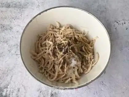 Make Spicy fried chicken silk step 3