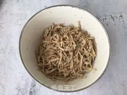 Make Spicy fried chicken silk step 4