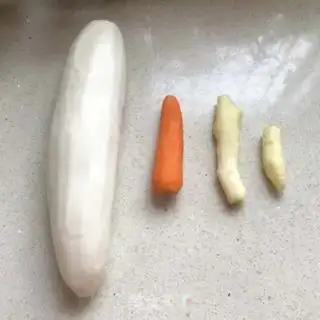 Make The radish step 0
