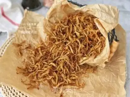 Make Spicy fried chicken silk step 9