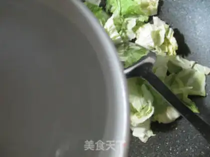 Make Scrambled and fried cabbage step 2