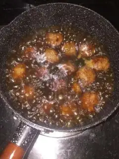 Make The quail egg meatballs step 8