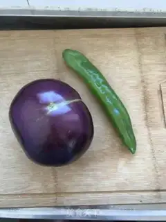 Make Red eggplant step 0