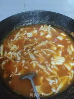 Make Tomato tofu mushroom soup step 7