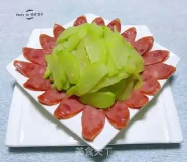 Make Sausage fried melons step 9