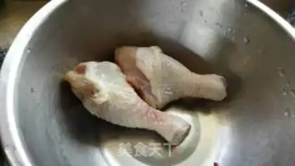 Make Tea mushroom chicken leg step 0