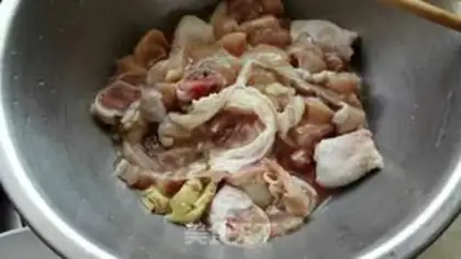 Make Tea mushroom chicken leg step 3