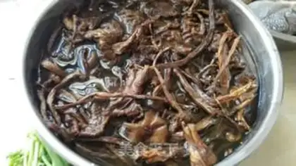 Make Tea mushroom chicken leg step 4