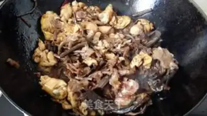 Make Tea mushroom chicken leg step 10