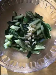 Make Peanut beans cucumber step 1