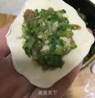 Make Pork celery dumplings step 14
