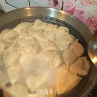 Make Pork celery dumplings step 19
