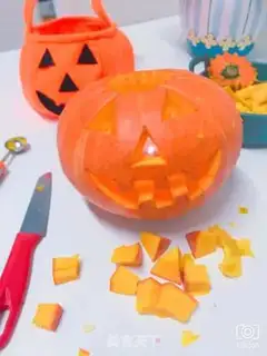 Make Halloween pumpkin light step 6