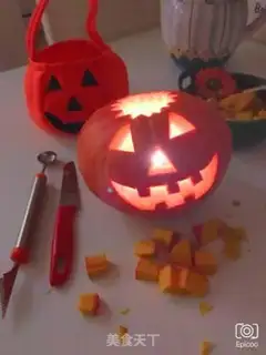 Make Halloween pumpkin light step 7