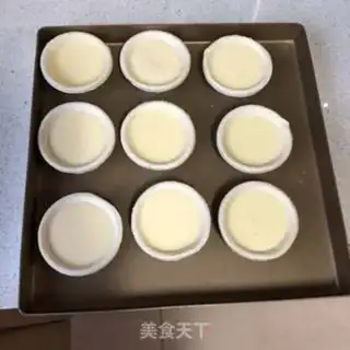 Make Lazy egg tarts step 4
