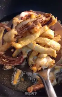 Make Seafood squid step 3