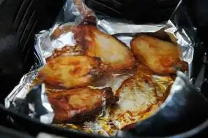 Make Fry wings step 4