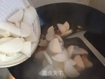 Make Autumn radish step 4