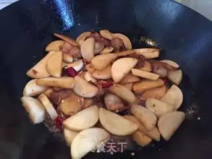 Make Autumn radish step 5
