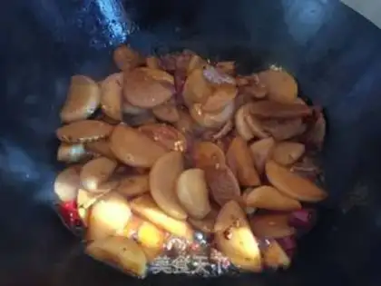 Make Autumn radish step 6