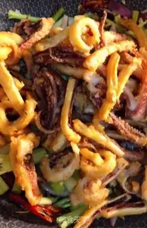 Make Seafood squid step 7