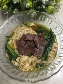 Make Fresh beef noodles step 11