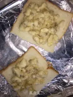 Make Cheese banana toast step 1