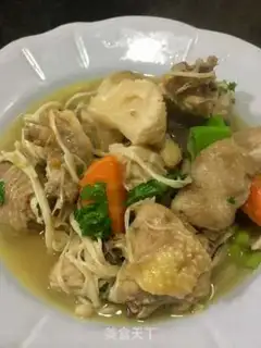 Make Monkey head, chicken soup step 27