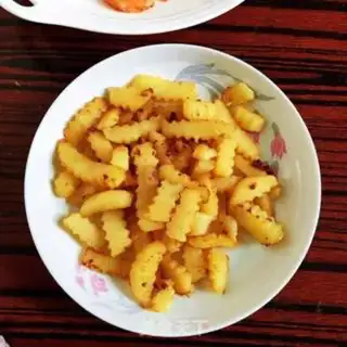 Make Pepper salt potato shrimp step 9